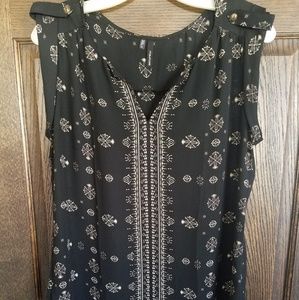Dressy tank top blouse